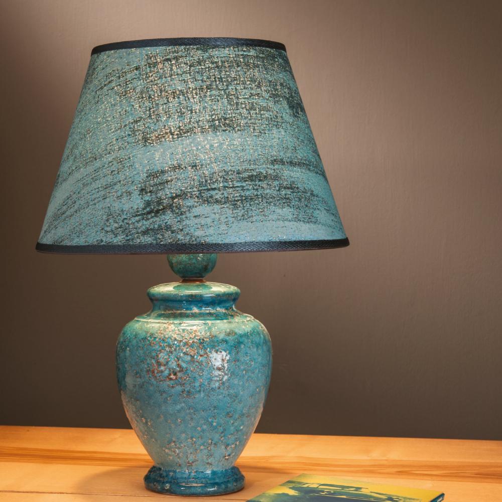 kek turkiz keramia design asztali lampa ernyos antikolt patinas vilagitas asztal butor lakberendezes lampak mediterran coutnry rusztikus vilagitas iroda.jpg